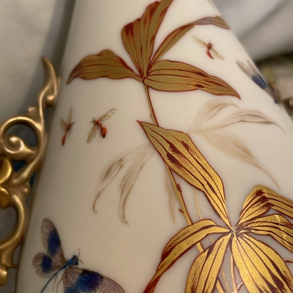 Antique 1800’s Royal Worcester Porcelain Bud Vase - Picture 10 of 14